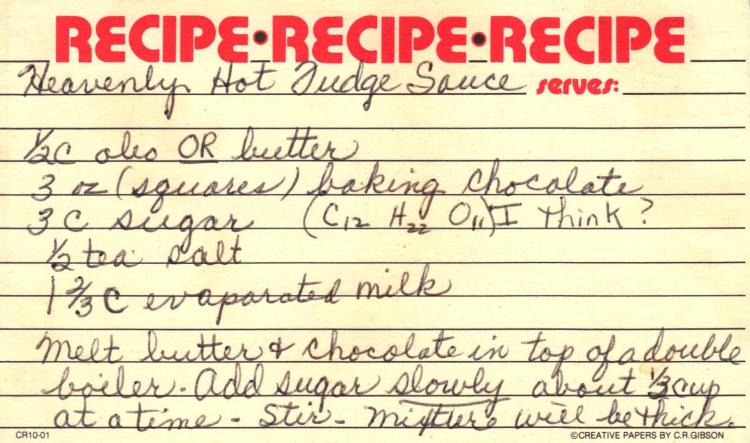 Hot Fudge Sauce Hot Fudge Sauce